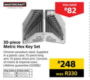 Mastercraft 30 Piece Metric Hex Key Set