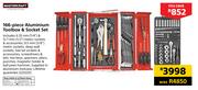 Mastercraft 166 Piece Aluminium Toolbox & Socket Set