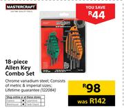 Mastercraft 18 Piece Allen Key Combo Set