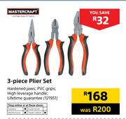Mastercraft 3 Piece Plier Set