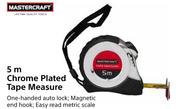 Mastercraft 8m Chrome Plated Tape Measure