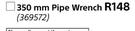  Grip 350mm Pipe Wrench