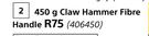 Grip 450g Claw Hammer Fibre Handle