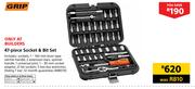 Grip 47 Piece Socket & Bit Set
