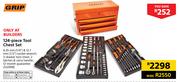 Grip 124 Piece Tool Chest Set