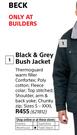 Beck Black & Grey Bush Jacket