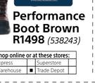 Beck Performance Boot Brown