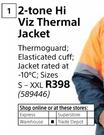 Beck 2-Tone Hi Viz Thermal Jacket