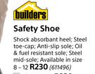 Builders Safety Shoe