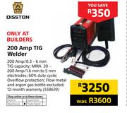 Disston 200Amp TIG Welder