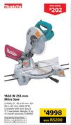 Makita 1650 W 255mm Mitre Saw LS1040