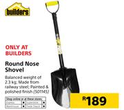 Builders Round Nose Shovel