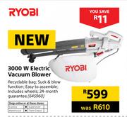 Ryobi 3000W Electric Vacuum Blower