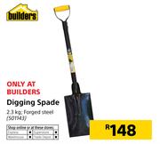 Builders Digging Spade