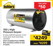 Builders 150L High Pressure Geyser
