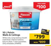 Plascon Polvin Walls & Ceilings-10L