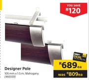 Designer Pole-105mm x 1.5m Each