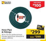 Garden Master Hose Pipe & Fittings