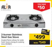 Alva 2 Burner Stainless Steel Gas Stove