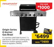 Megamaster Origin Series 4 Burner Gas Braai