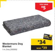 Westermans Dog Blanket 1m Grey