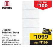 Doortec 7 Panel Palermo Door-2.03m x 813mm