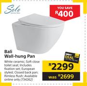 Solo Bali Wall Hung Pan
