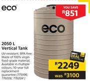 Eco 2050L Vertical Tank