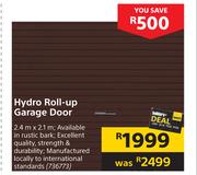 Hydro Roll Up Garage Door-2.4m x 2.1m