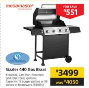 Megamaster Sizzler 440 Gas Braai