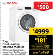 Bosch 7Kg Front Loading Washing Machine