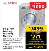 Bosch 9Kg Front Loading Washing Machine