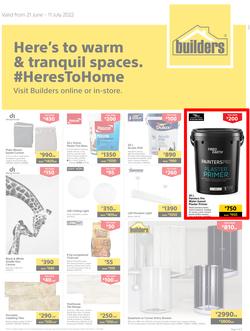 Builders Kitwe : Here's To Warm & Tranquil Spaces (21 June - 11 July 2022), page 1