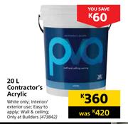 Contractor's Acrylic-20Ltr