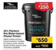 Fired Earth Painters Pro Water Based Plaster Primer-20L