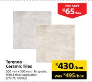 Terenno Ceramic Tiles-Per Box	