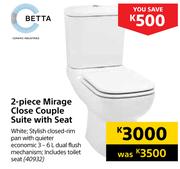 Betta 2- Piece Mirage Close Couple Suite With Seat