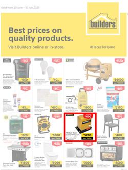 Builders Kitwe : Best Prices On Quality Products (20 June - 10 July 2023), page 1