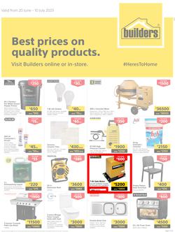 Builders Kitwe : Best Prices On Quality Products (20 June - 10 July 2023), page 1