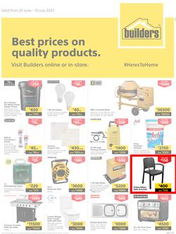 Builders Kitwe : Best Prices On Quality Products (20 June - 10 July 2023), page 1