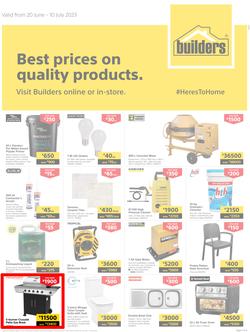 Builders Kitwe : Best Prices On Quality Products (20 June - 10 July 2023), page 1