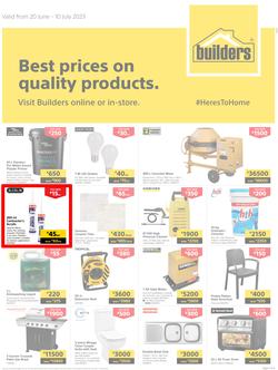 Builders Kitwe : Best Prices On Quality Products (20 June - 10 July 2023), page 1