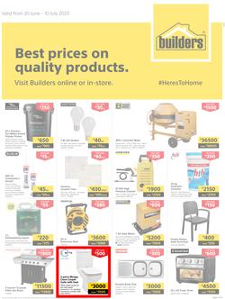 Builders Kitwe : Best Prices On Quality Products (20 June - 10 July 2023), page 1