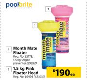 Pool Brite Month Mate Floater-1.5Kg Each