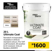 Fired Earth Ultimate Coat-20L