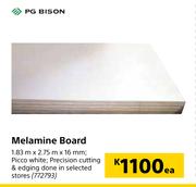 PG Bison Melamine Board-1.83m x 2.75m x 16mm Each
