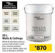 Fired Earth Walls & Ceilings-20L