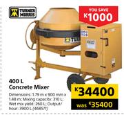 Truner Morris 400L Concrete Mixer