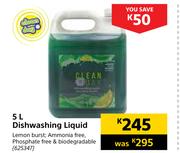 Clean Day Dishwashing Liquid-5L