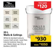 Fired Earth Walls & Ceilings-20L